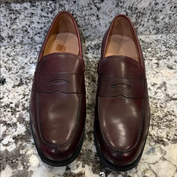 Brown Leather Loafers Vince Camuto Size 12 Amazon.com | Vince Camuto Camdyn Studded Flat Loafer, Burnt  main image 3